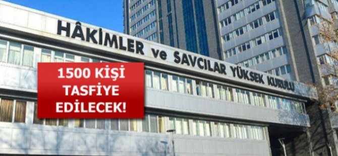 Yargıda 1500 kişilik ikinci FETÖ tasfiyesi