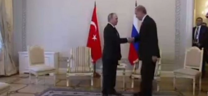 Erdoğan ve Putin bir araya geldi