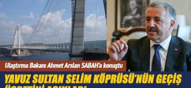 3. Köprü'den geçiş ücreti 3 dolar+KDV olacak