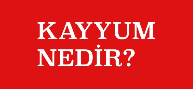 Kayyum ne demek kayyum ataması nedir?