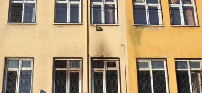 İlkokula molotofkokteyli saldırı