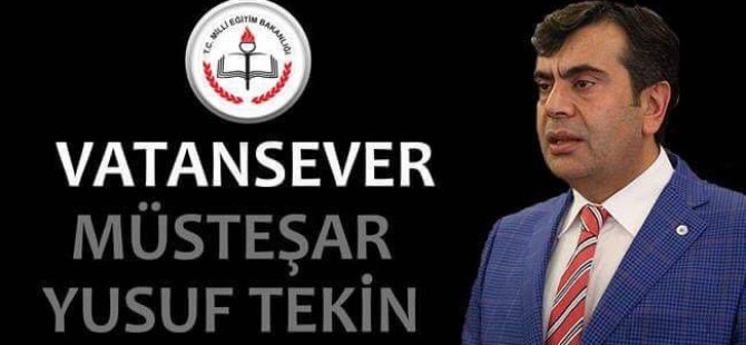 #VatanseverMüsteşarYusufTekin Yalnız Değildir