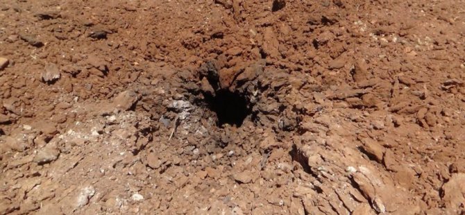 Hatay’a top mermisi düştü