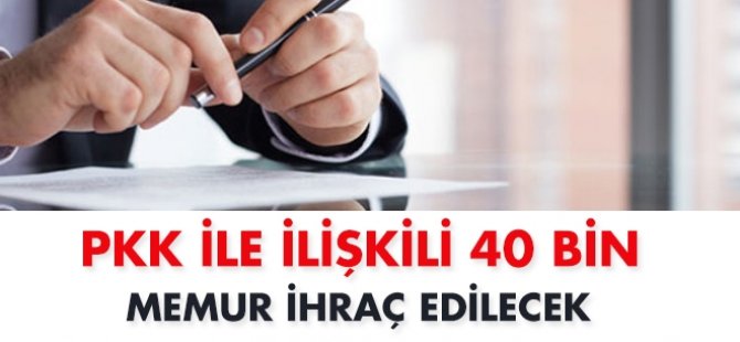 Yeni bir KHK çıkacak, bu kez PKK'lılar ihraç edilecek