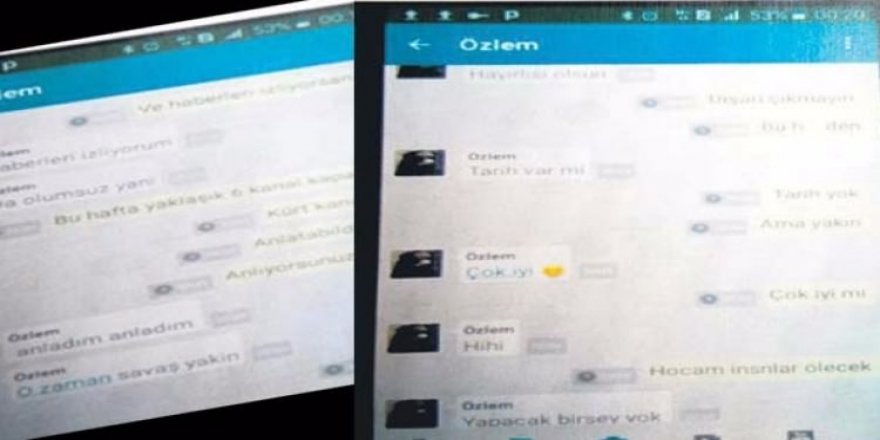 O mesajlaşmalar ortaya çıktı!