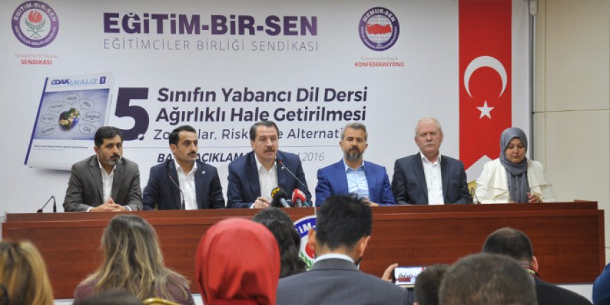 Eğitim-Bir-Sen: Ders Sayısını Artırmak Çözüm Değil!