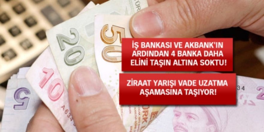 Bankaların faiz indirim yarışı tam gaz sürüyor