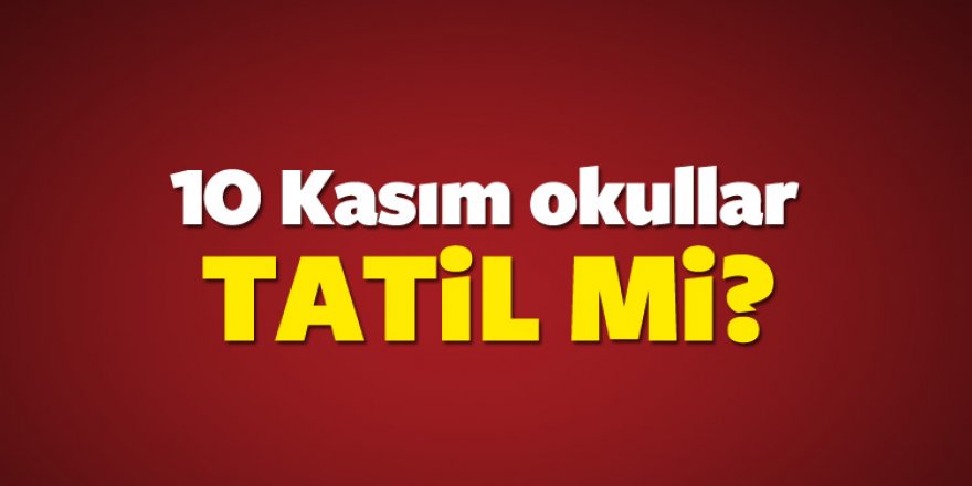 10 Kasım tatil mi 2016