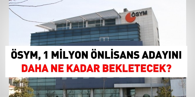 1 milyon aday sonuç bekliyor