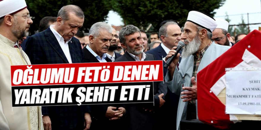 Safitürk: Oğlumu FETÖ denen yaratık şehit etti
