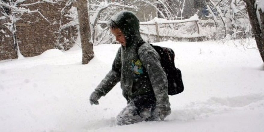 Kar kalınlığı 1 metre: Okullar 2 gün tatil!