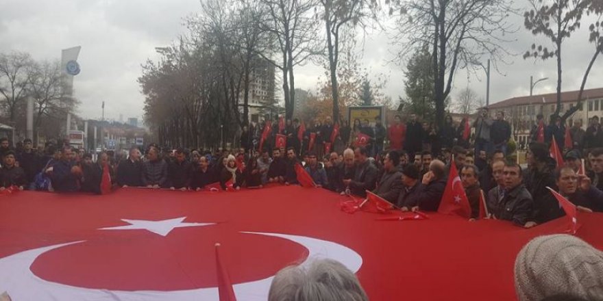 Gazi Üniversitesi'nde Hain Terör Saldırısına Protesto