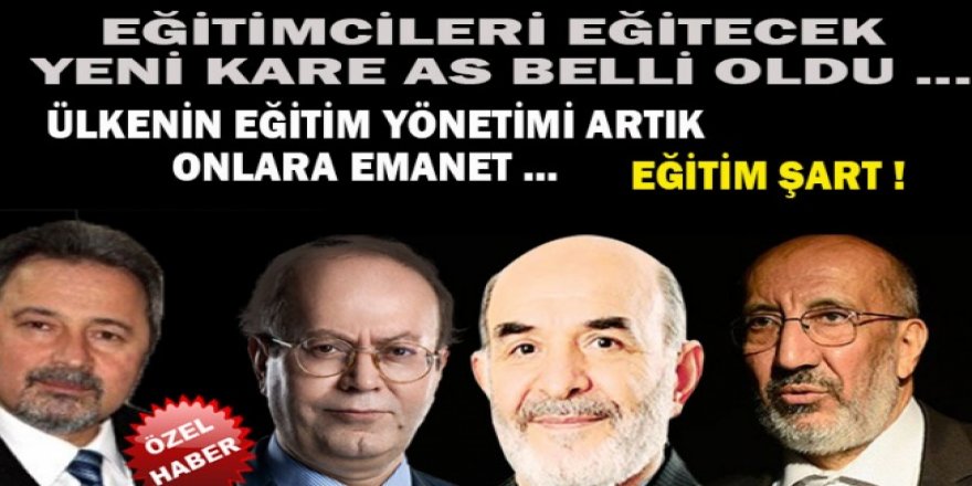Eğitim Yönetiminin Yeni Kare Ası