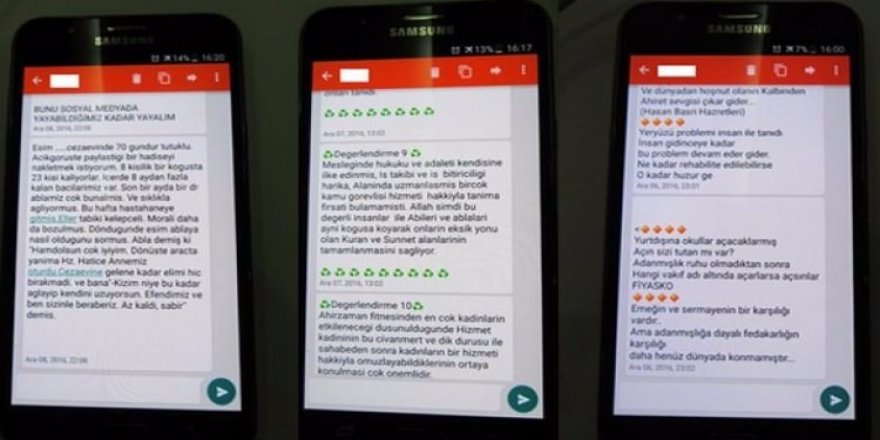 FETÖ'cü 'abla': Hz. Hatice yanıma oturdu!