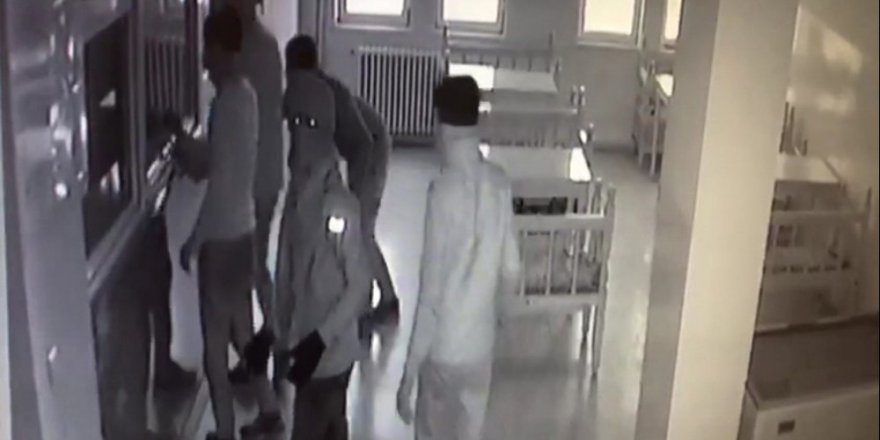 Okul soyguncuları önce kameraya sonra polise yakalandı