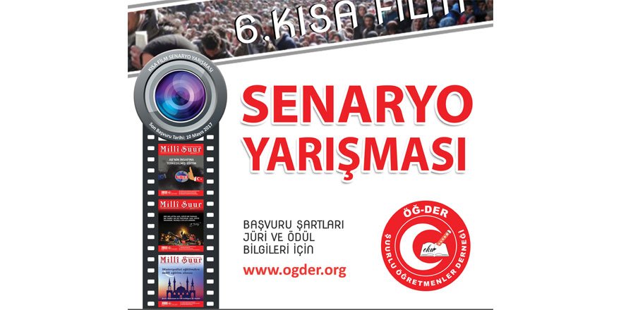 ÖĞ-DER’den 6.Kısa Film Senaryo Yarışması