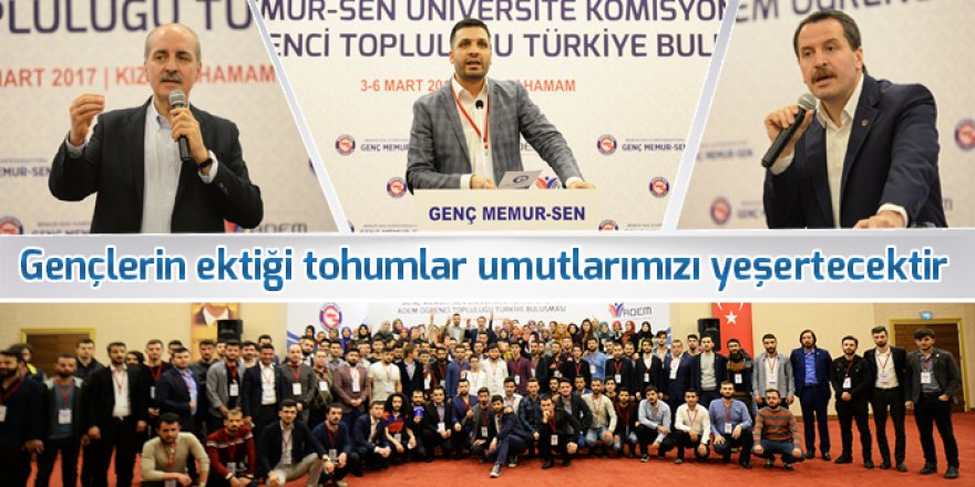 Ali Yalçın: Gençlerin ektiği tohumlar umutlarımızı yeşertecektir