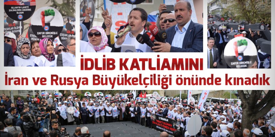 Memur-Sen'den İdlib katliamını protesto