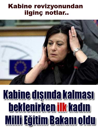 Kabine Dışı Kalması Bekleniyordu İlk Kadın Milli Eğitim Bakanı Oldu-