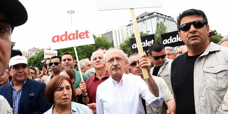 CHP’nin yürüyüşü başladı