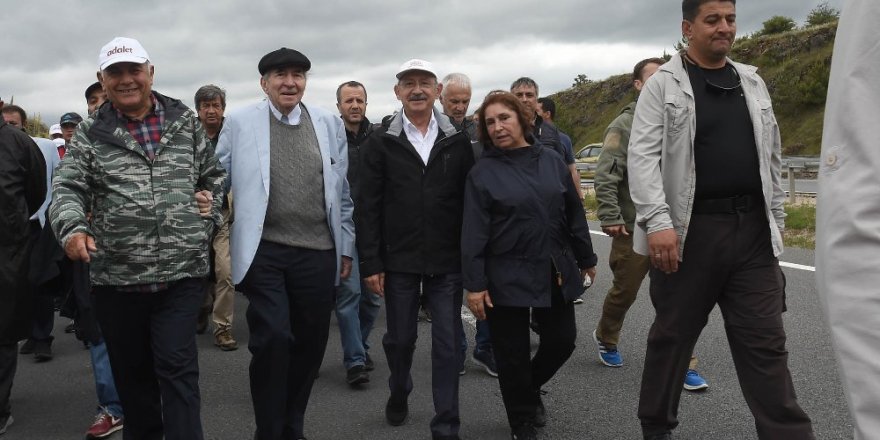 CHP’nin yürüyüşünde 6. gün