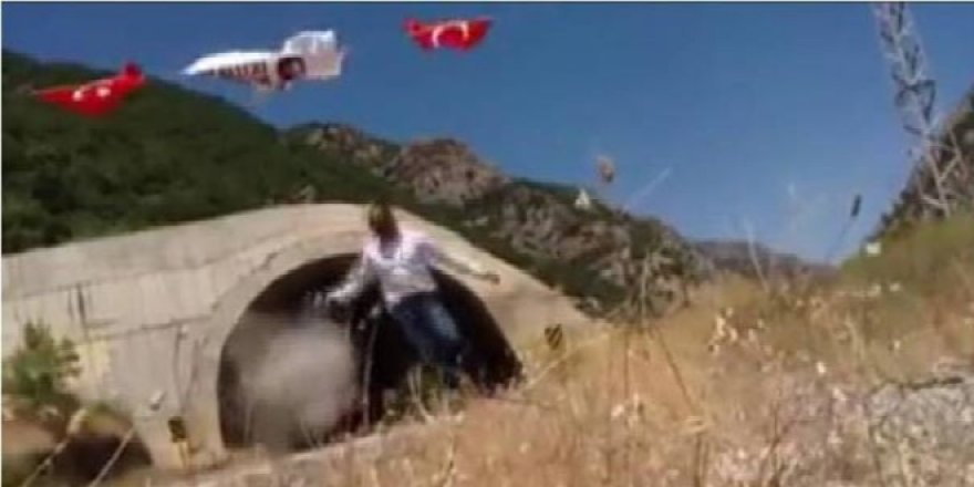 Necmettin öğretmen için Türk bayrağı asan tır şöförüne ateş açıldı