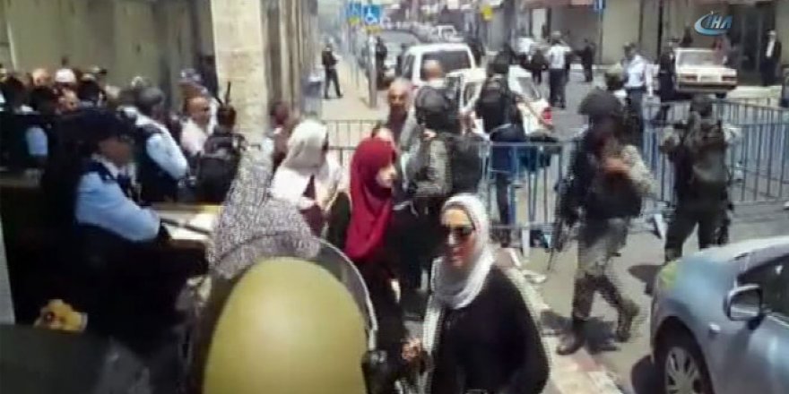 İsrail güçleri ile Filistinliler arasında çatışma çıktı