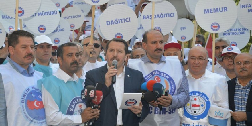 Memur-Sen toplu sözleşme taleplerini DPB’ye teslim etti