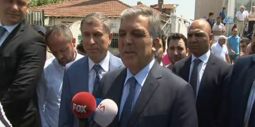 Abdullah Gül'den sürpriz çıkış