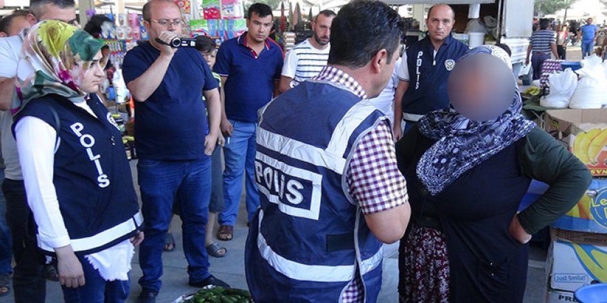 "ByLock" şüphelisi kadın semt pazarında sebze satarken yakalandı