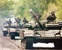 Gürcistan'da emekli paşaların darbe girişimi kameraya takıldı