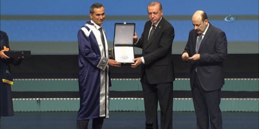 Ödülleri Cumhurbaşkanı Erdoğan verdi