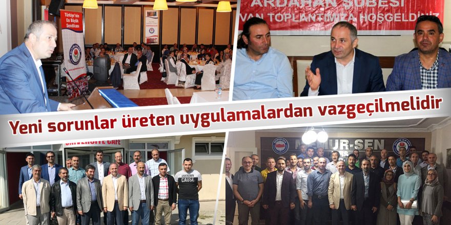 Yeni sorunlar üreten uygulamalardan vazgeçilmelidir