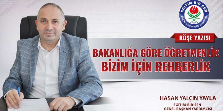 Hasan Yalçın Yayla, MEB'in Rehberlik Öğretmenlik Düzenlemesini Yazdı