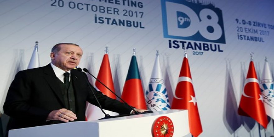 Erdoğan’dan D-8 ülkelerine çağrı "Milli para biriminin önünü açalım"