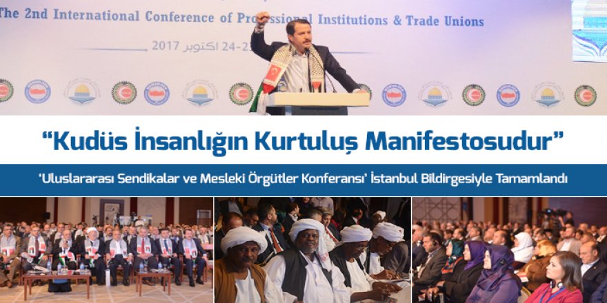 Yalçın, Kudüs İnsanlığın Kurtuluş Manifestosudur