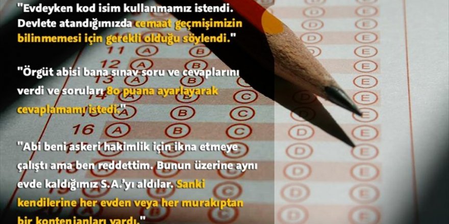 FETÖ'nün askeri hakimlik sınavındaki soru hırsızlığı sanık ifadesinde