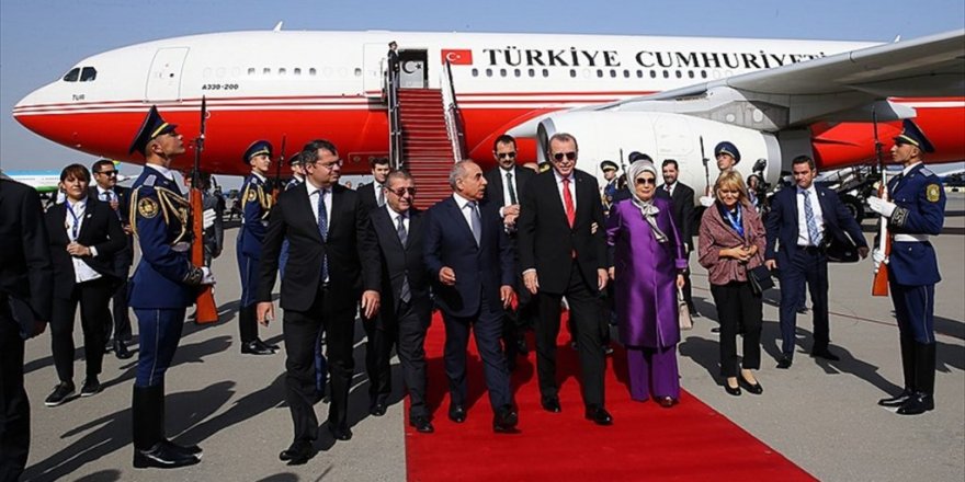 Cumhurbaşkanı Erdoğan Bakü'de