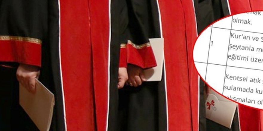 Üniversiteden 'Şeytanla mücadele edecek' doçent ilanı