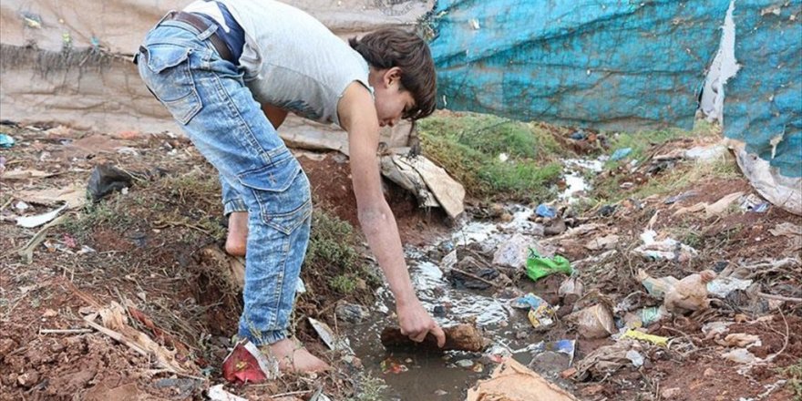 İdlib'deki Sığınmacı Kamplarında Sağlık Sorunları Artıyor