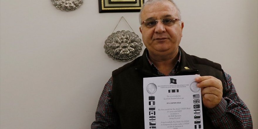 Emekli binbaşı NATO'dan aldığı madalyayı iade etti