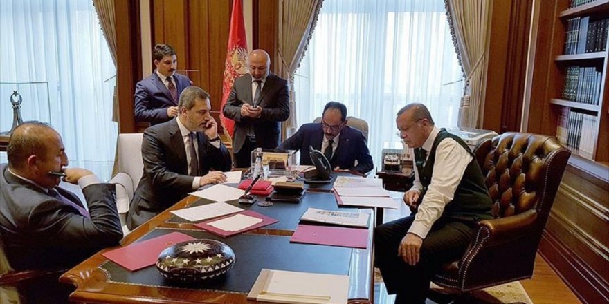 Cumhurbaşkanı Erdoğan ile Trump telefonda görüştü