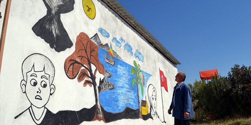 'Picasso Mustafa' köyünü sanat galerisine dönüştürdü