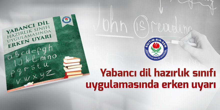 MEB'e Yabancı dil hazırlık sınıfı uyarısı