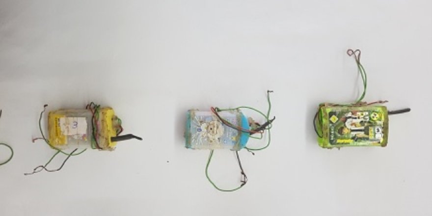 PKK'nın kalemtıraşlı patlayıcı düzenekleri ele geçirildi