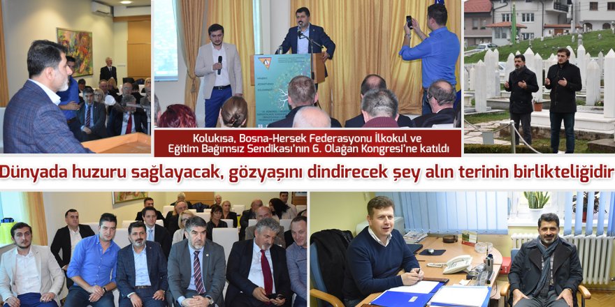 Dünyada huzuru sağlayacak, gözyaşını dindirecek şey alın terinin birlikteliğidir