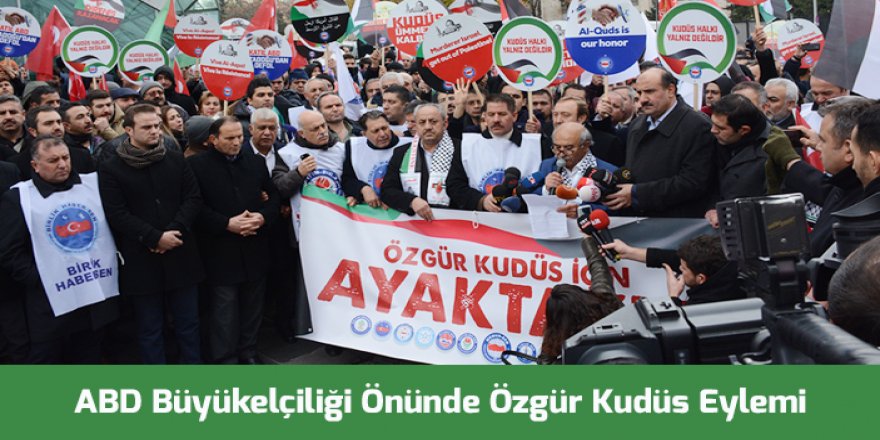 Memur-Sen, ABD Büyükelçiliği'ne siyah çelenk bıraktı