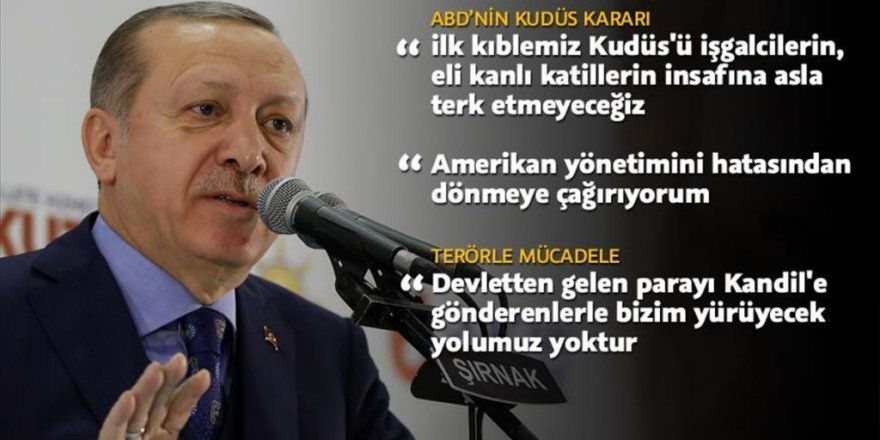 'Kudüs'ü eli kanlı katillerin insafına terk etmeyeceğiz'