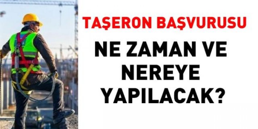 Taşeron başvurusu ne zaman? Nereye yapılacak?