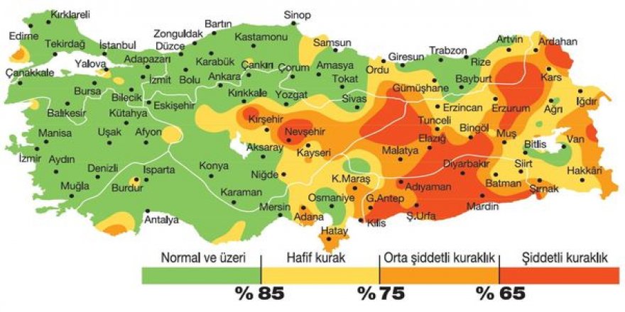 Kuraklıkta son 44 yılın rekoru yaşanıyor